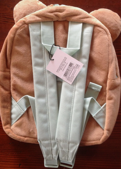 Paperchase Ed Bear Fluffy Mini Backpack