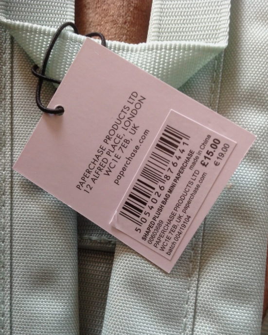 Paperchase Ed Bear Fluffy Mini Backpack