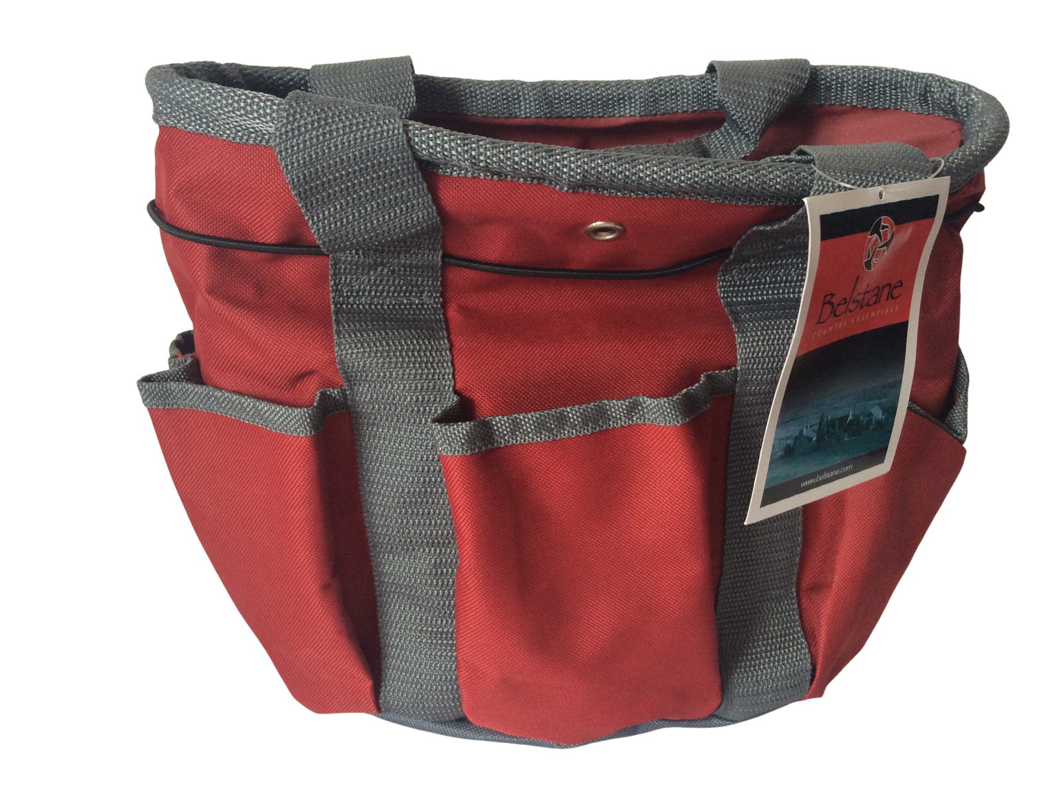 Belstane Grooming & Multipurpose Bag – Red & Grey