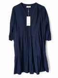 Cream CRLori Loose-Fit Dress – Navy Blazer – UK 12
