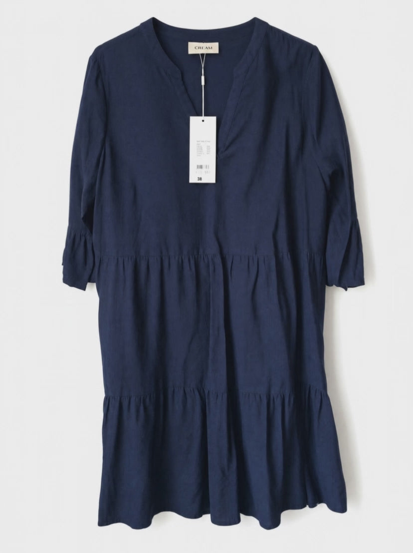 Cream CRLori Loose-Fit Dress – Navy Blazer – UK 12