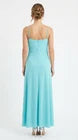 D'Zage Aqua Turquoise Maxi Dress – UK 10 | Prom, Wedding & Party