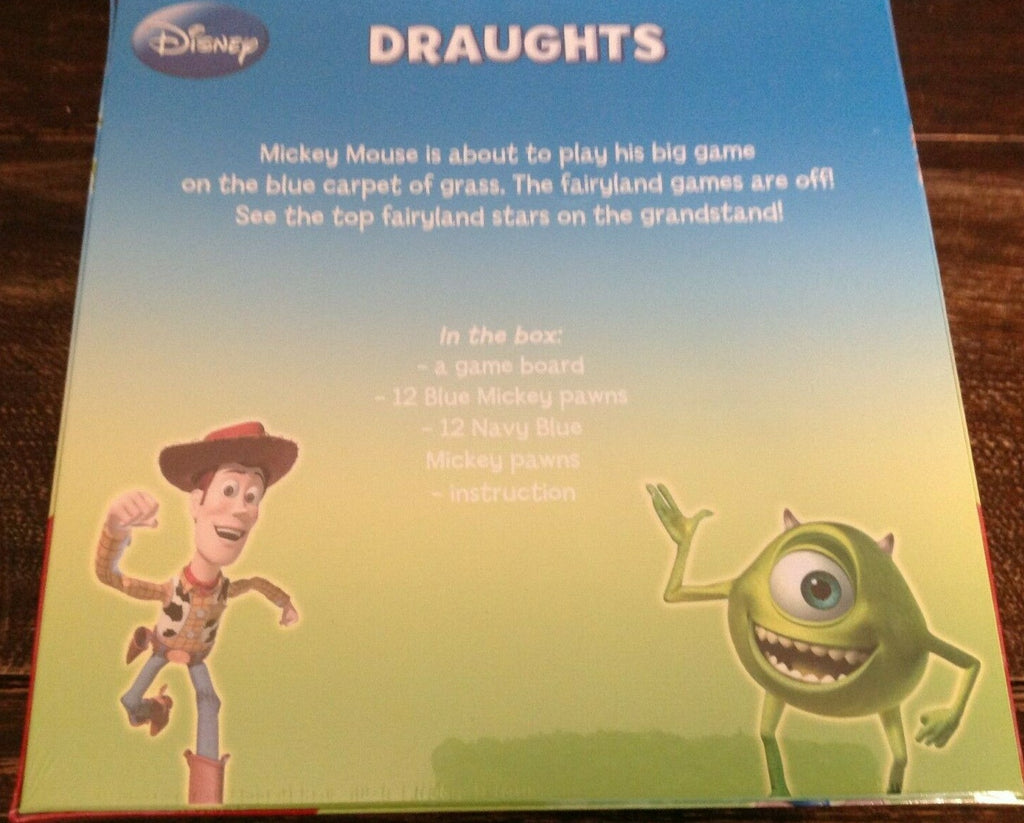 Official Disney Trefl Draughts board Game Age 4+   2 Players  BNIB